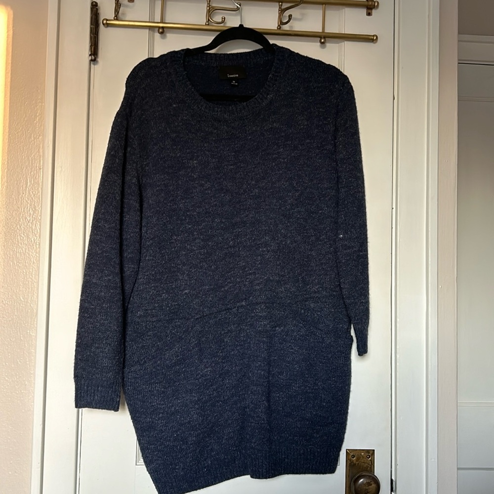 Navy/blue sweater dress